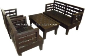 Kursi Tamu Minimalis Kepang Jati
