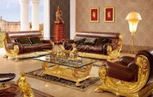 Kursi Tamu Mewah gold