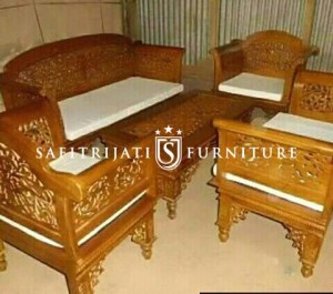 Kursi Tamu Minimalis Karawang Mawar Jati