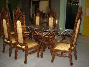 Meja Makan Jati Raja Jepara