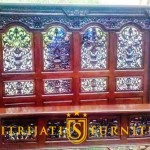 Tempat Tidur Ukiran Gebyok Kayu Jati
