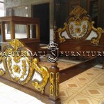 Tempat Tidur Kayu jati Ukir Jepara