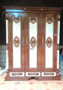 Almari Pakaian Kayu Jati jepara Terbaru