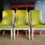 Set Meja Makan Mewah 6 Kursi Besar Royal