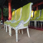 Set Meja Makan Mewah 6 Kursi Besar Royal