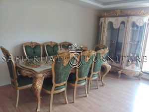 Meja Makan Mewah Ukiran Jepara