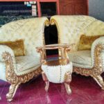 Kursi Safir Model Terbaru Warna Emas