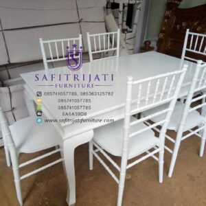 meja kursi akad nikah tiffany