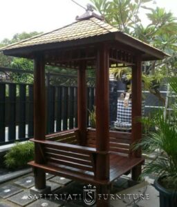 Gazebo Kayu Kelapa 100 x 100
