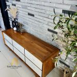 Meja Tv Jati Klasik Ukuran 2 meter