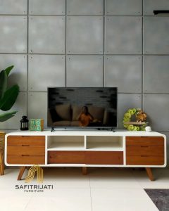 Meja Tv Jati Klasik Ukuran 2 meter