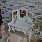 Meja Rias Minimalis Kayu Jati