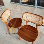 Kursi Rotan Cafe Kursi Kacang