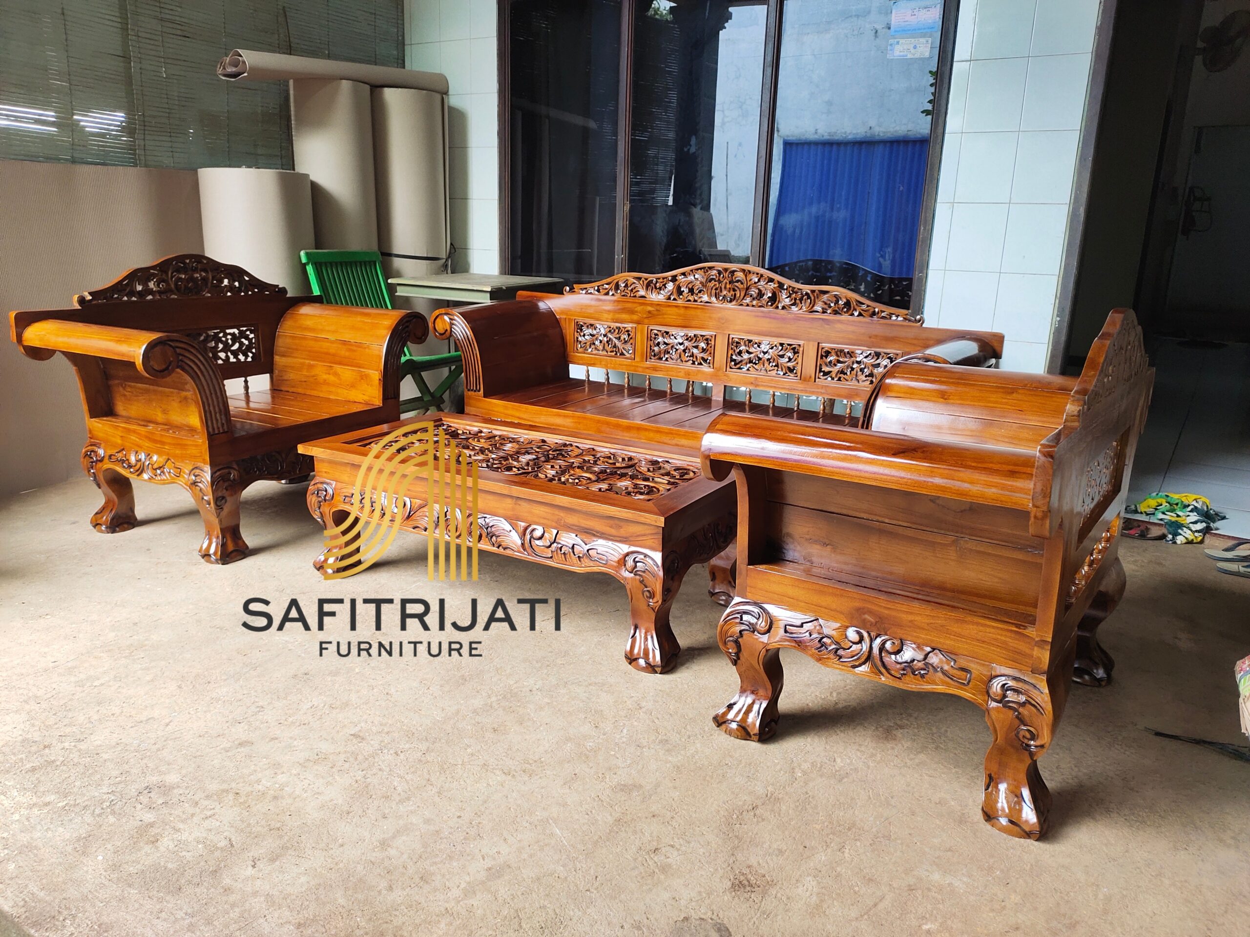 Harga kursi tamu Madura jati