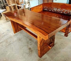 Meja Trembesi Solid Ukuran 2m x 70 cm