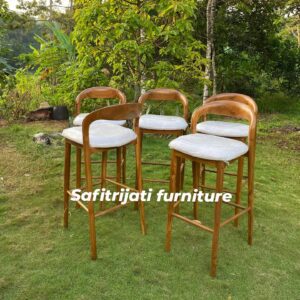 kursi bar jati minimalis